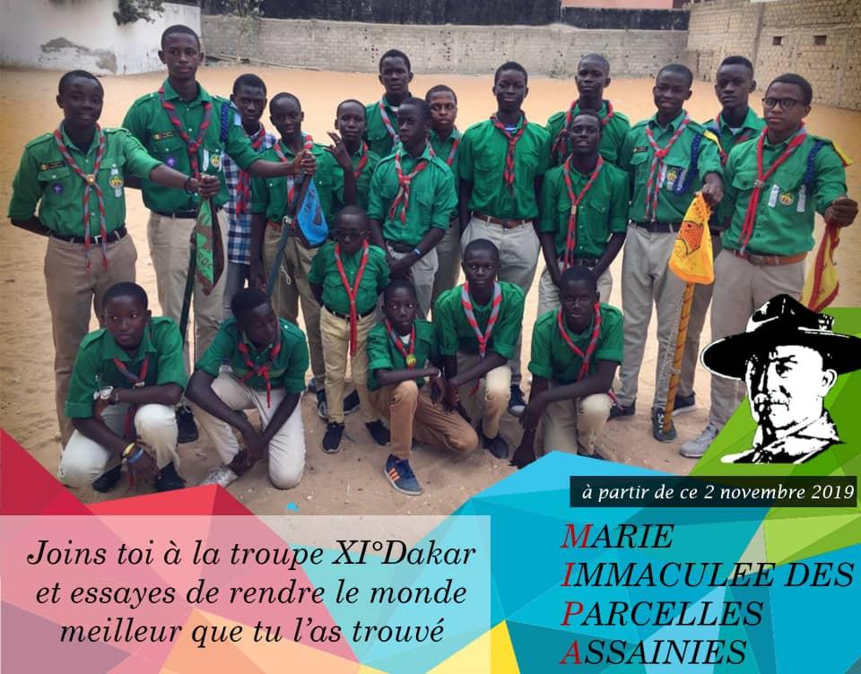  Lancement des activités scoutes du 11ème groupe DKR / MIPA