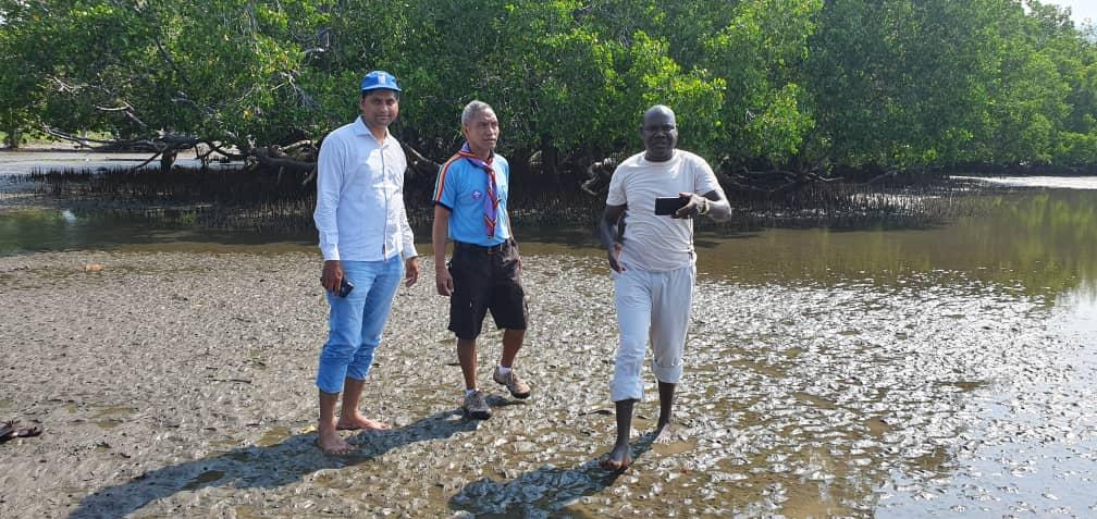 Survey Location for Planting the Mangrove trees 