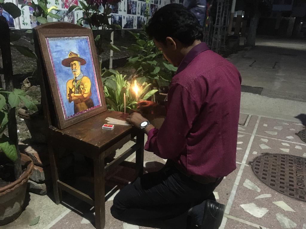 Birthday celebration of Scout Chief 