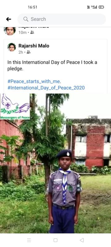 The International day of Peace 2020