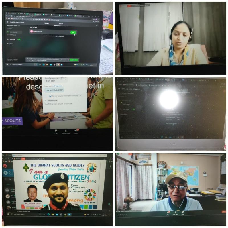 "I AM A GLOBAL CITIZEN"- A WEBINAR SERIES ON SUSTAINABLE DEVELOPMENT GOALS (SDGs) 07-06-2021 to 13-06-2021