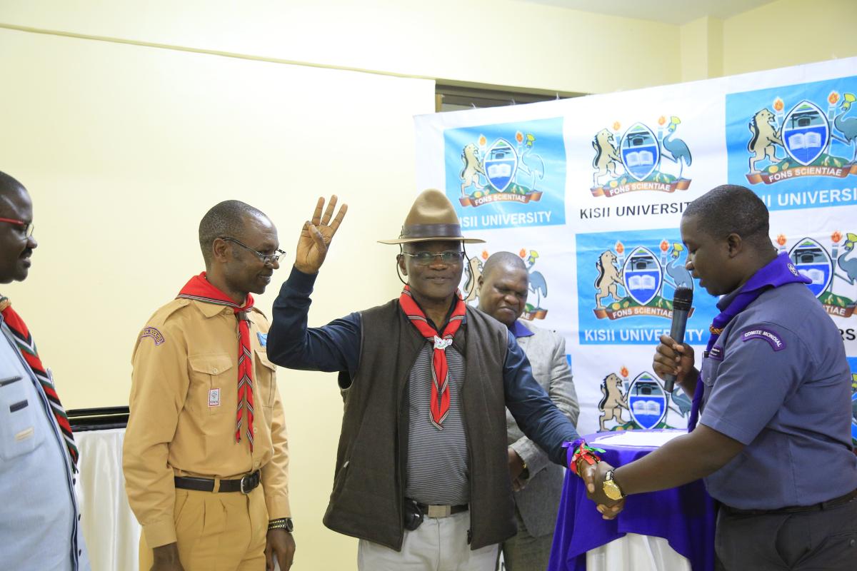 Kisii County Governor Joins Scouting