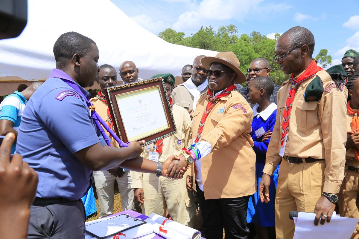 Kisii County Deputy Governor join Scouting