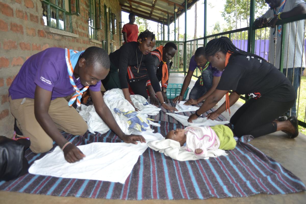 Scouts offer service at Rehema PEFA and Springs of Life Children's homes 