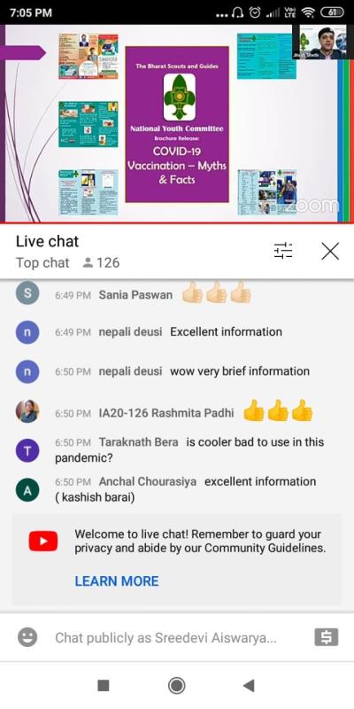 National Level Webinar on Covid Vaccination - Myths and Facts 