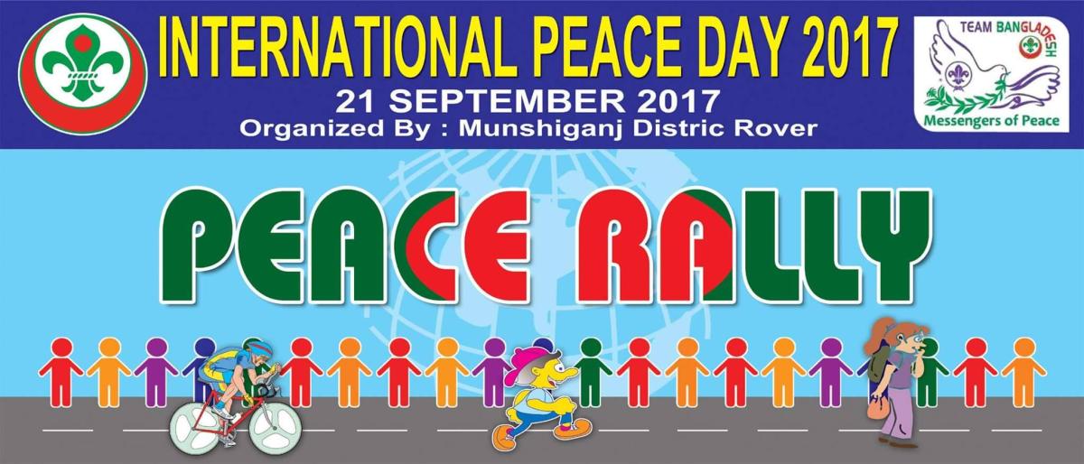 Messenger of Peace - 2017, Bangladesh Scouts, Munshiganj District Rover