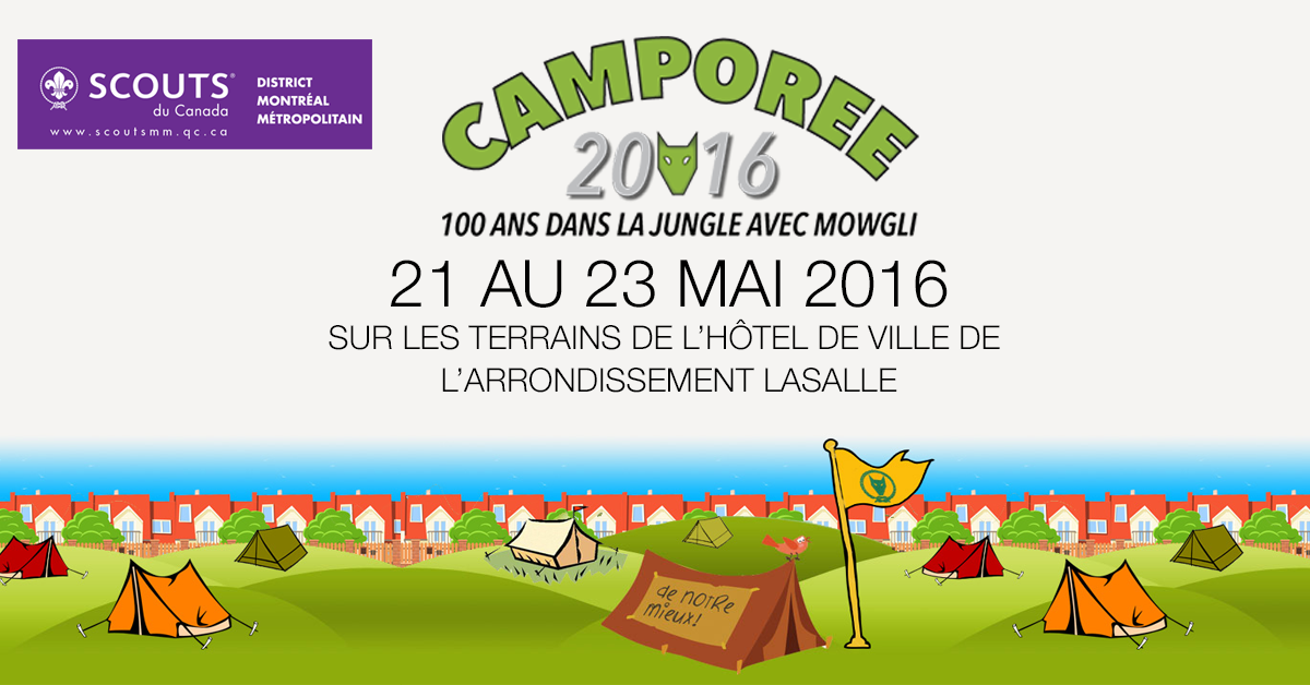 Camporee louveteau pour le centenaire du louvetisme