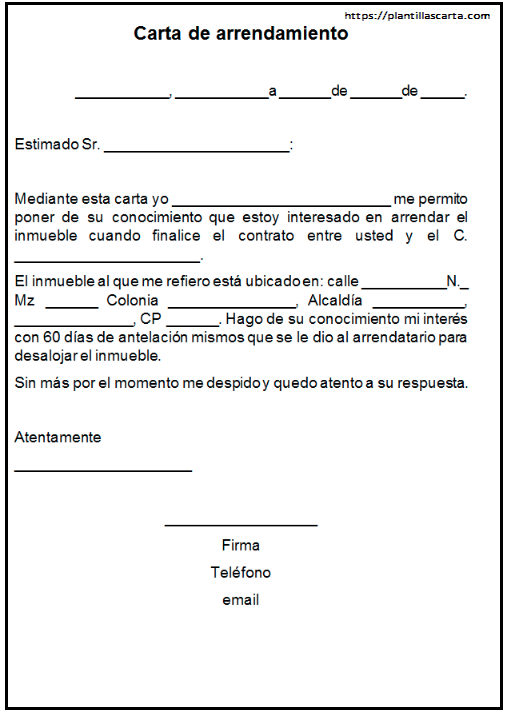carta de recomendacion laboral
