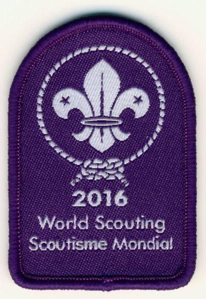 World Scouting 2016 Woven Badge