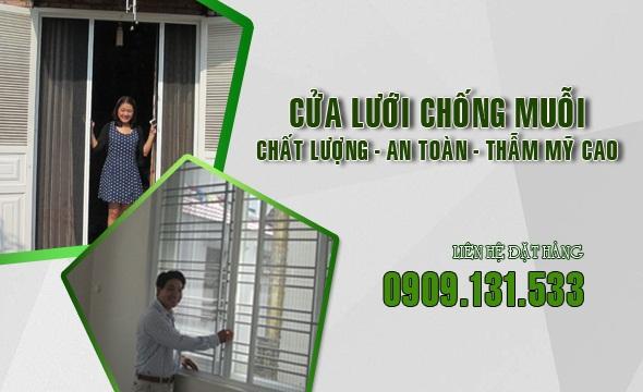 Cửa lưới chống muỗi Việt Thống