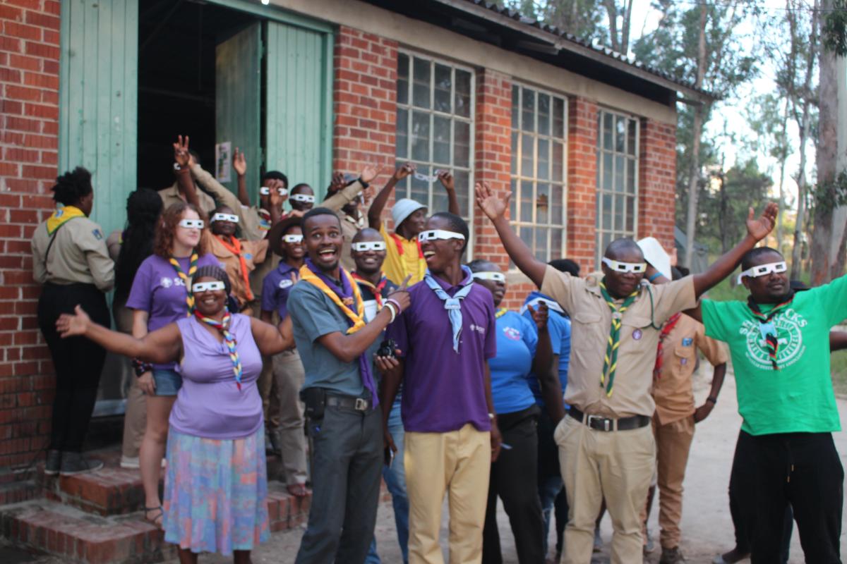 New Scouts go Solar Activities in Zimbabwe