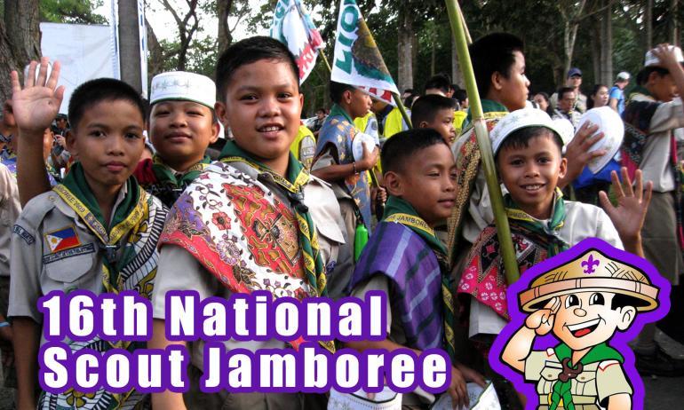 16th National Scout Jamboree at the Energy Park, Apokon, Tagum City, Davao del Norte