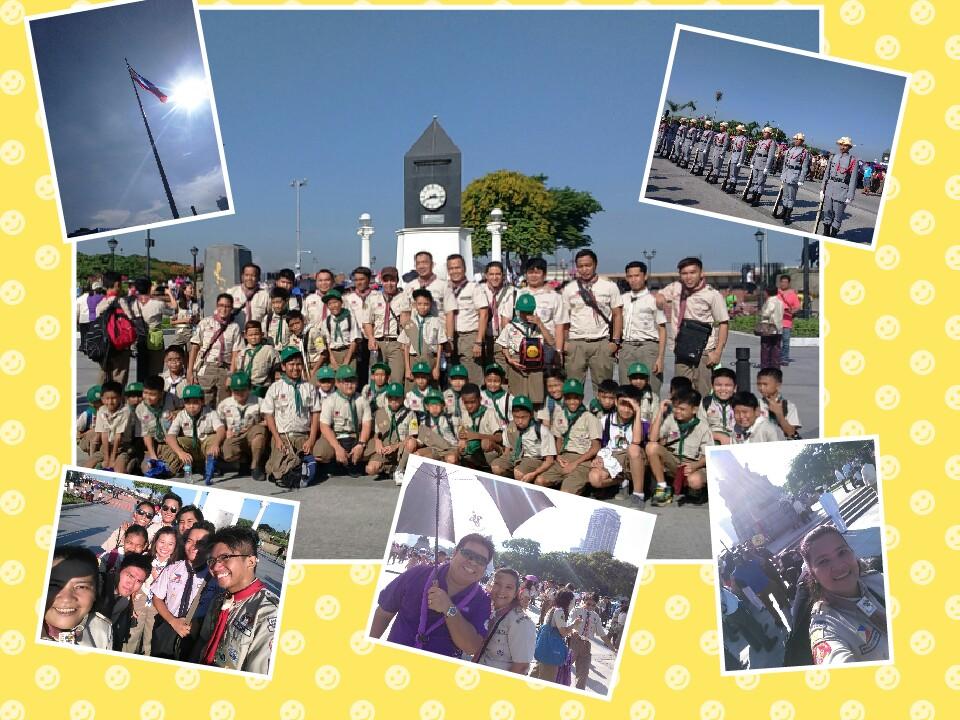Filipino Scouts actively participated in the 117th Philippine Independence Day flag raising 