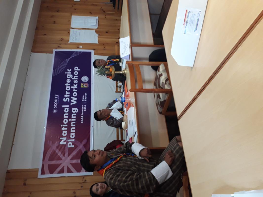 National Strategic Planning Workshop  Bhutan  Scouts Association