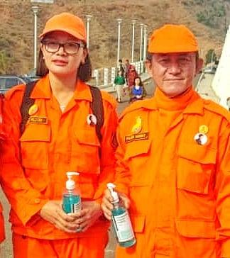 Distribution of Hand Sanitizers to the Community against COVID 19 