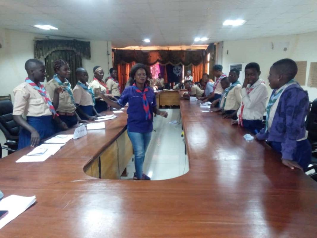 Journée Internationale des Droits de la Femme JIF dans la Région  Mono-Couffo avec le District Scout Lokossa nord  