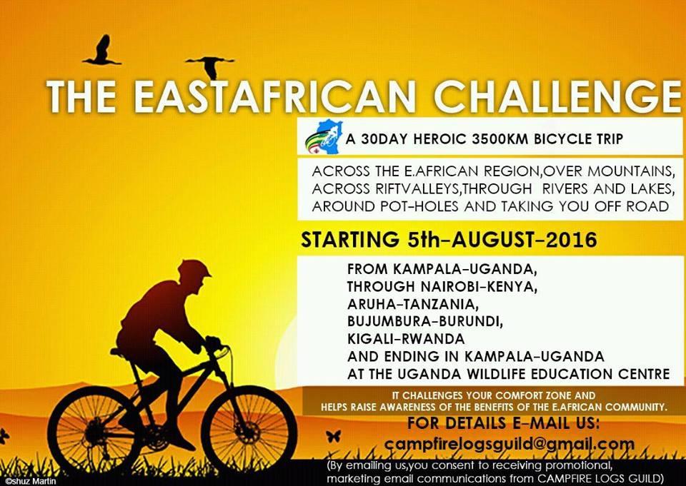 THE EAST AFRICAN CYCLING CHALLENGE  3500 km