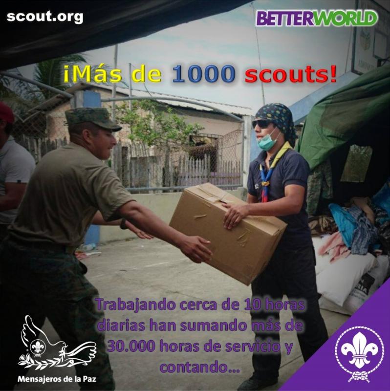 Scouts del Ecuador Siempre Listos y Solidarios 
