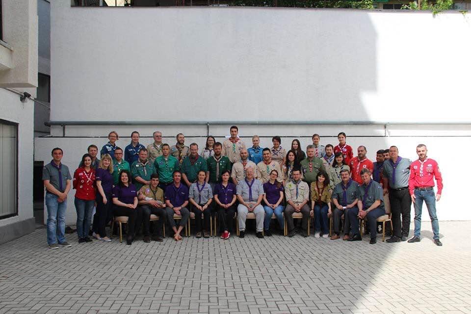 Ukrainian scouts at the III Europe-Eurasia Meeting