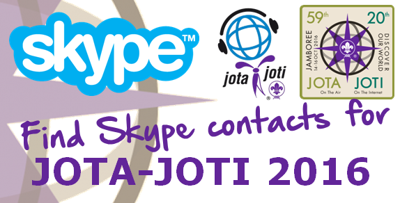 Using Skype during JOTA-JOTI