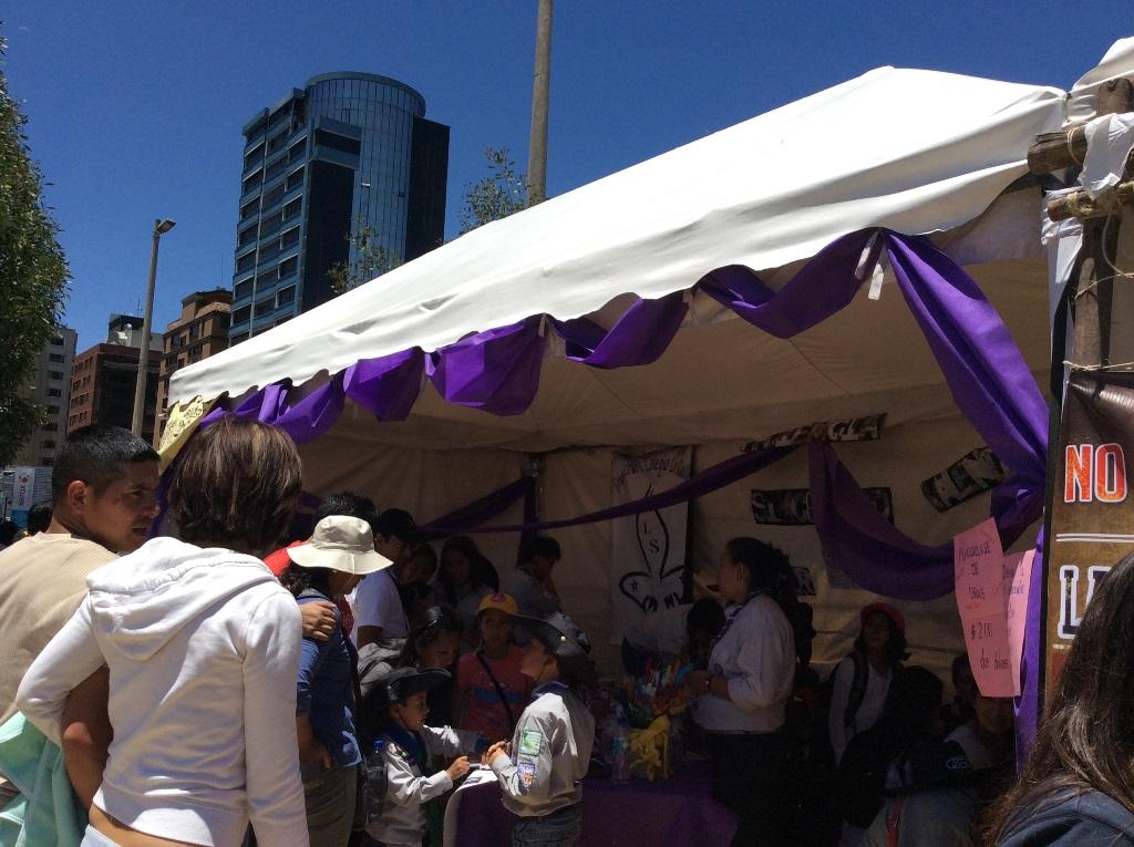 Grupo Scout N° 1 Colegio La Salle gana segundo lugar en la exposición de Vivamos con Valores 2014