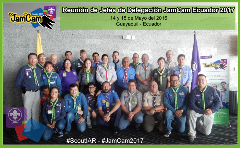 Reunión de Jefes de Delegación #JamCam2017 / Heads of Contingent #JamCam2017