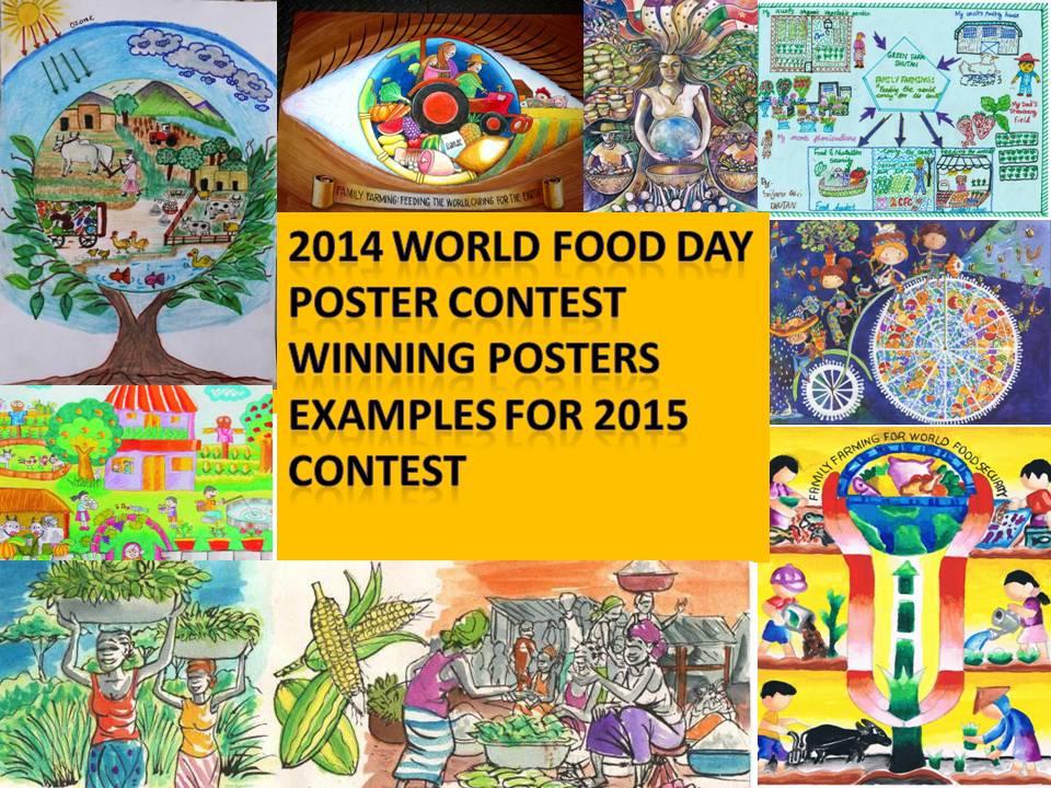 WORLD FOOD DAY POSTER CONTEST 2015