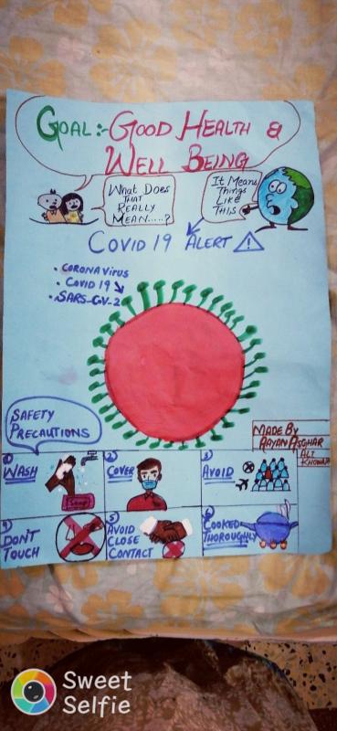 poster on Good health and well being