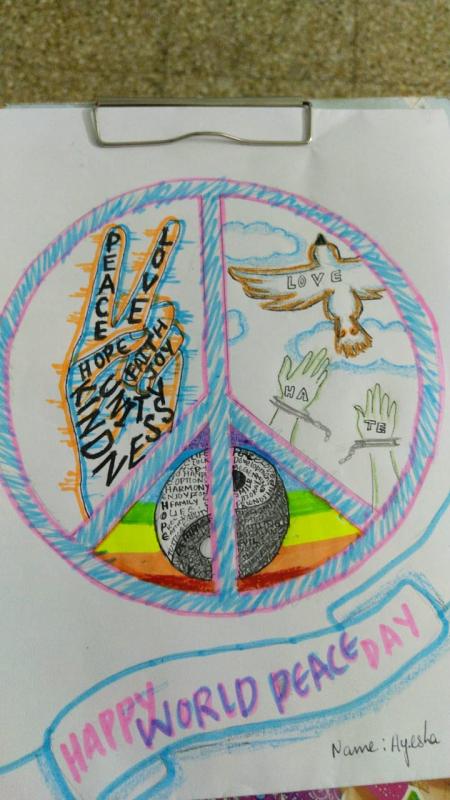 Celebration of international peace day 2020