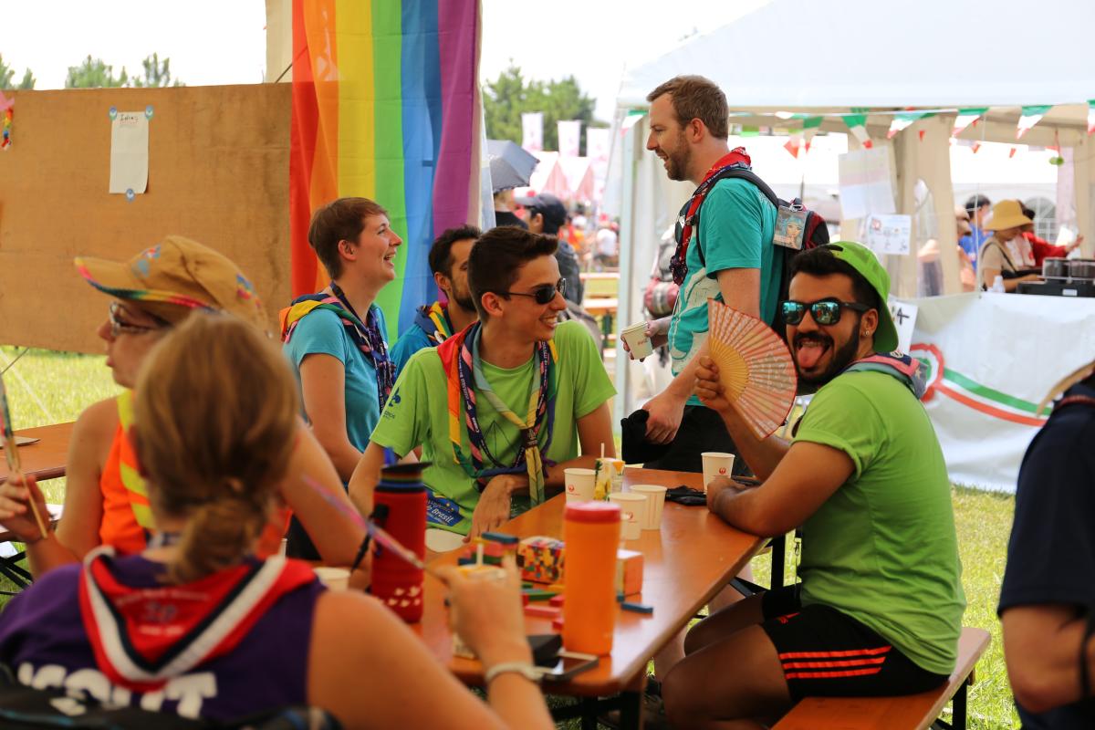 The Rainbow Cafe is open for business! 
