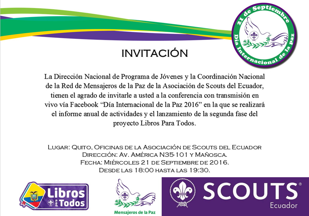 Conferencia Día Internacional de la Paz 2016 