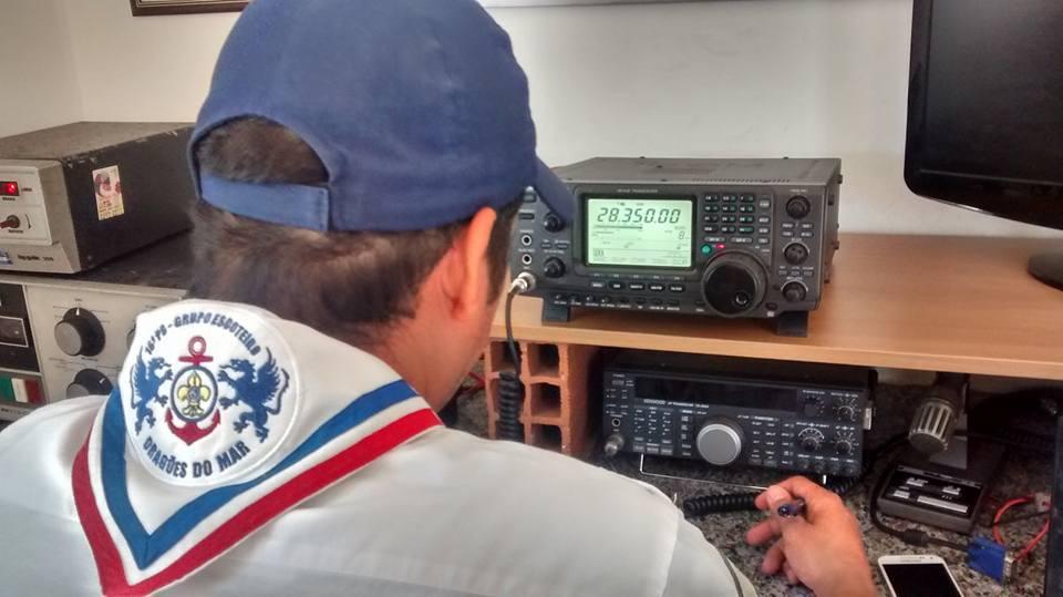 Scouts from Paraiba on the air waves