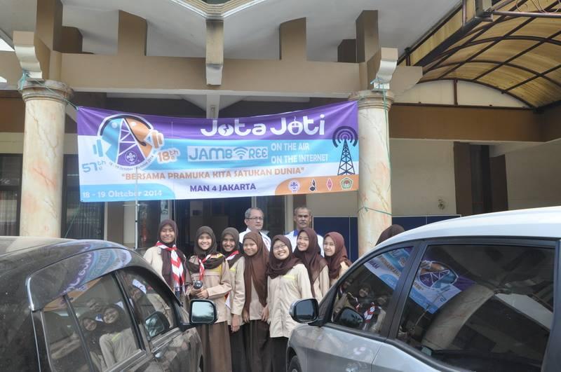 YC0ZSM - Scouts Movement from Indonesia built JOTA Station in MAN 4 School Since 2010