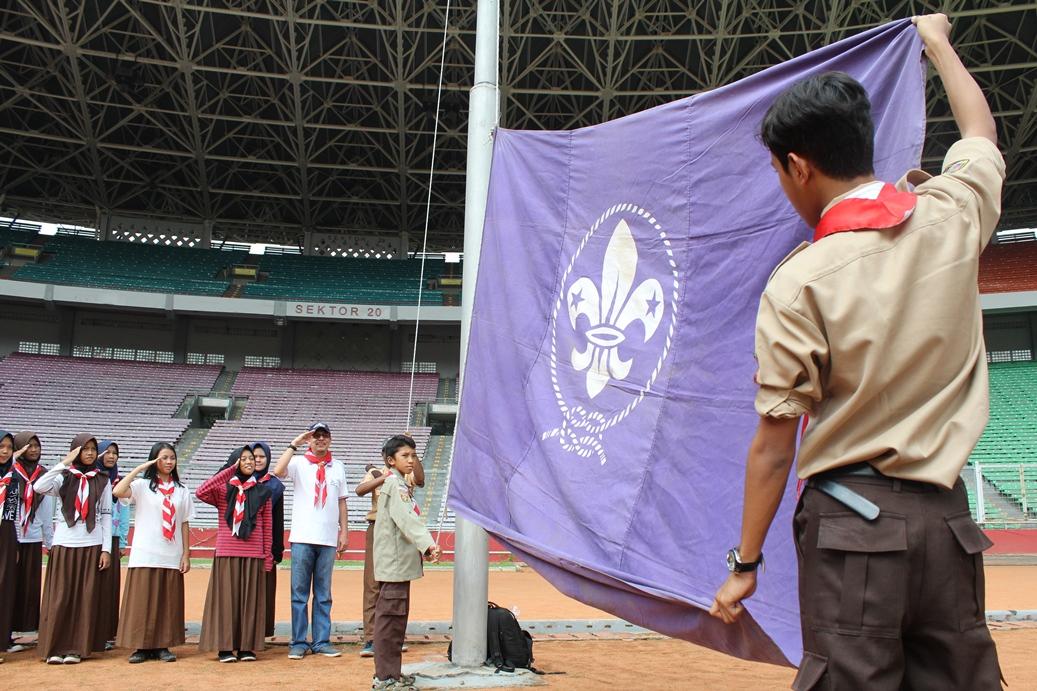 After 35 Years, The WOSM Flag Flown Again