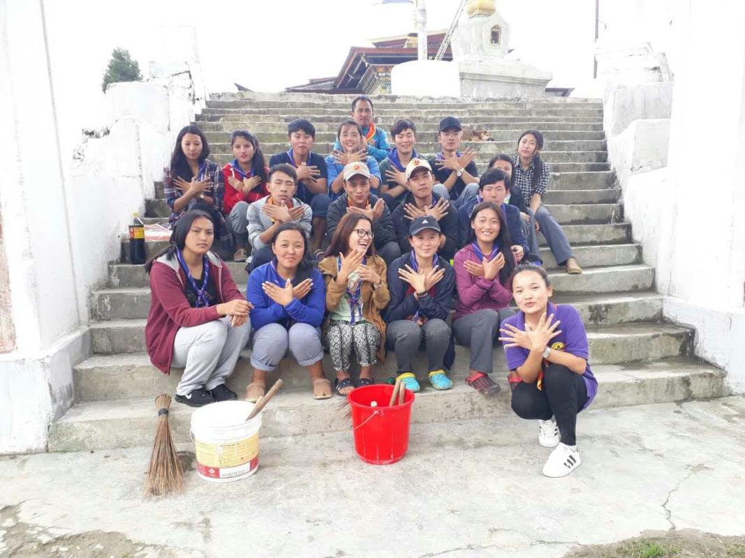 lhakhang cleaning 