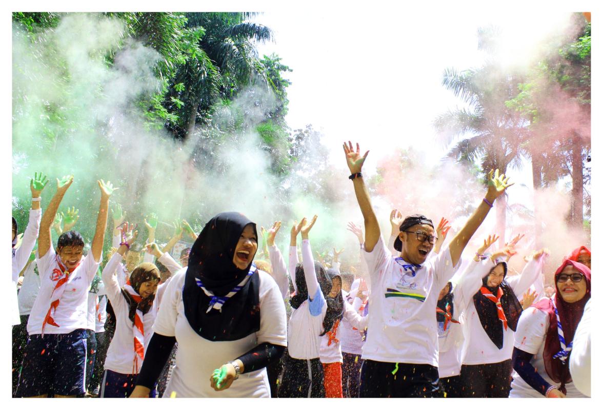 The Peace Run in Indonesia