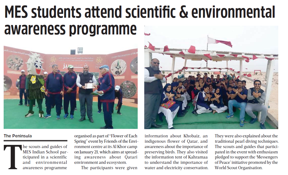 Scientific & Environment program as part of MOP