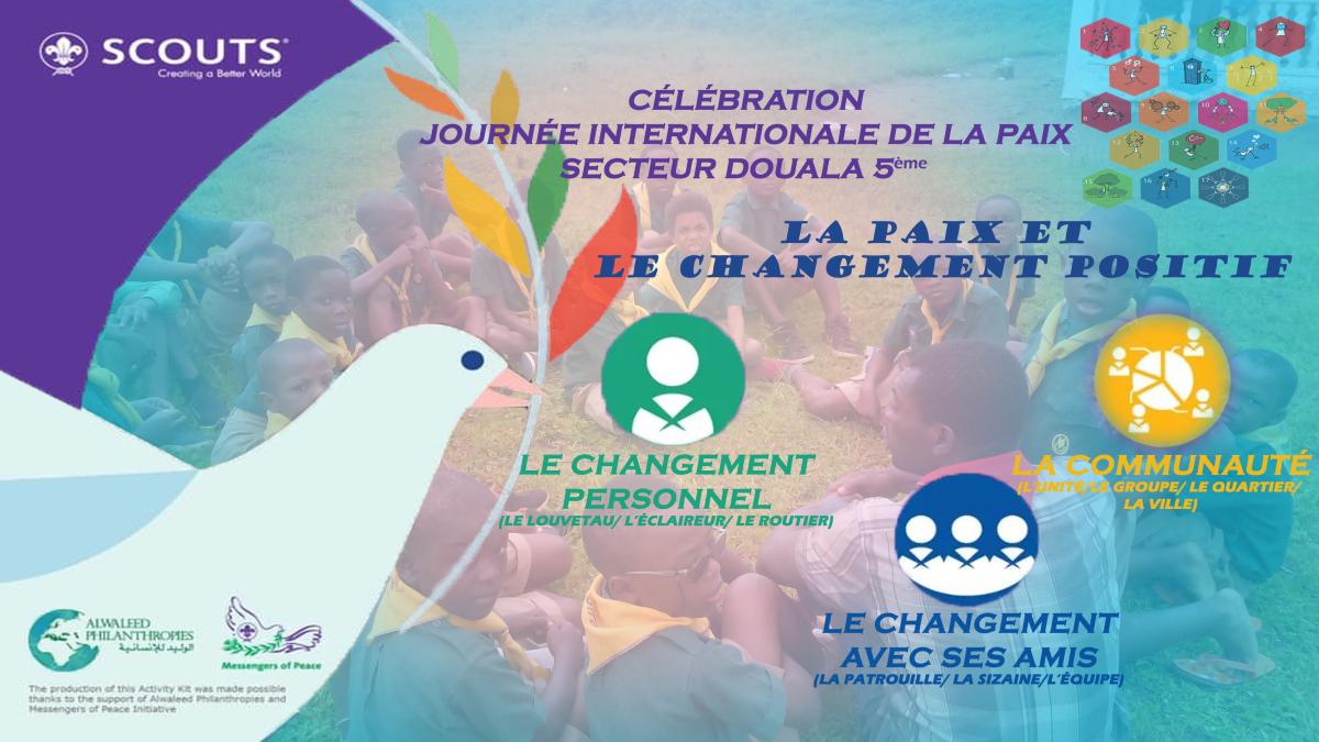 International Peace Day in Douala 5th Scout Sector in Cameroon