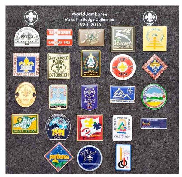 World Scout Jamboree Pin Badge Collection