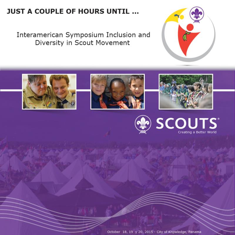 Just a Couple of Hours Until the Interamerican Symposium Inclusion and Diversity in Scouting #ScoutIAR