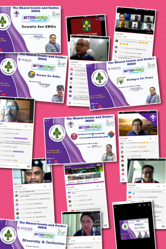 Better World Framework (webinar) organised by The Bharat Scouts and Guides