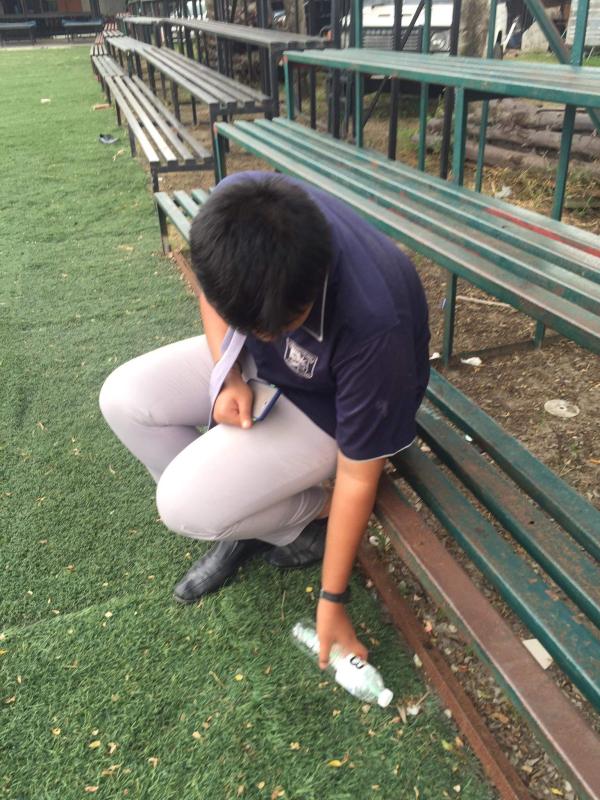 เก็บขยะ