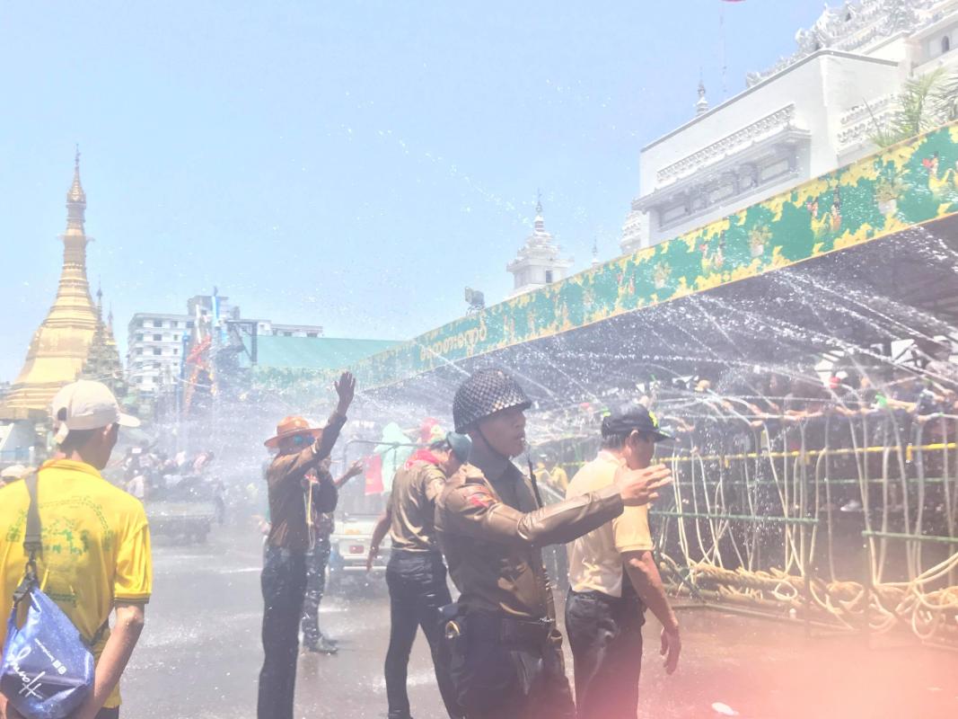 Rovers in Action : Myanmar Water Festival ( Traditional Thingyan Festival) Service