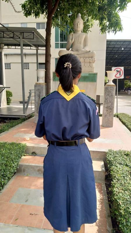 ไหว้พระที่วิทยาลัยอาชีวเทคโนโลยีเอเชีย