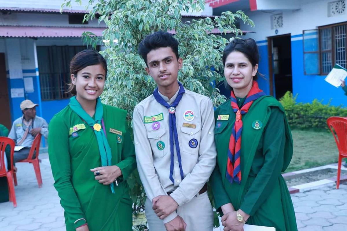 Regional scout leader training