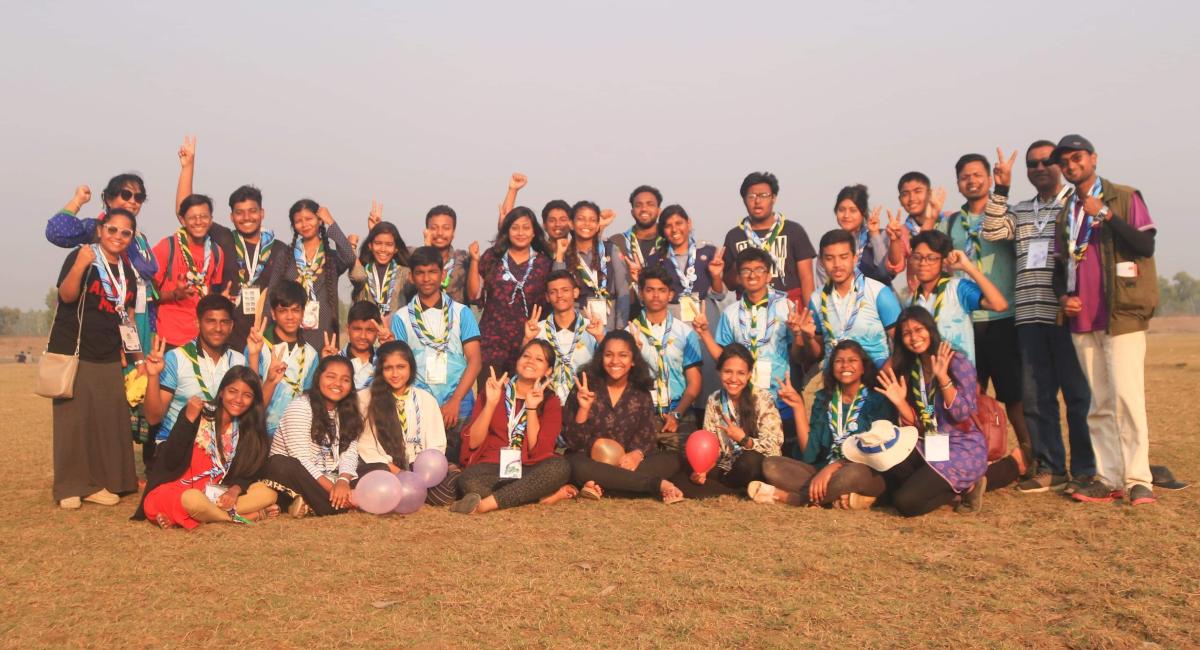 Rover scouts of Samatat took part in National Rover Moot