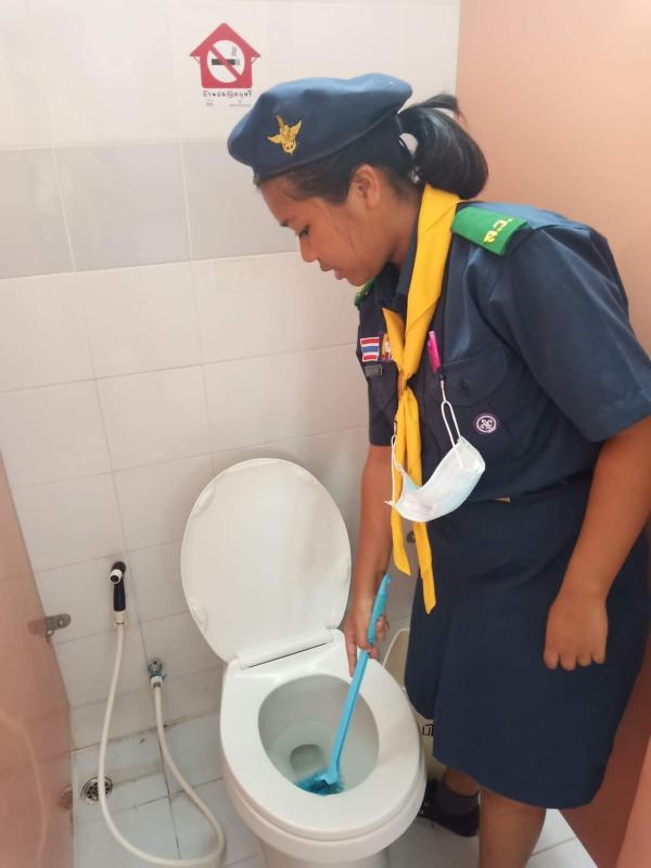 ทำความสะอาดในห้องน้ำ