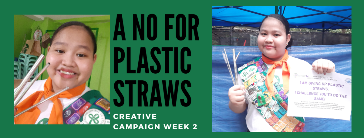 A NO FOR PLASTIC STRAWS: CREATIVE CAMPAIGN WEEK 2