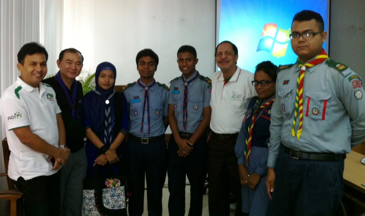 A five-days Consultancy Visit in Bangladesh Scouts Attended by the Rovers