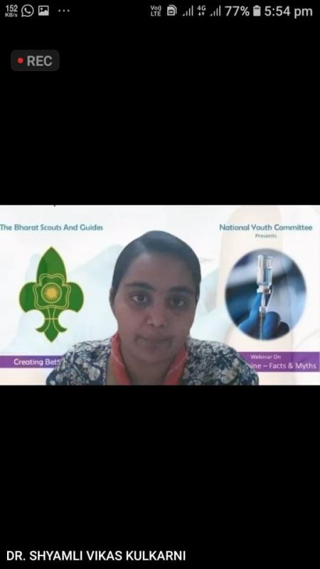 Report on webinar on covid 19- myths and facts